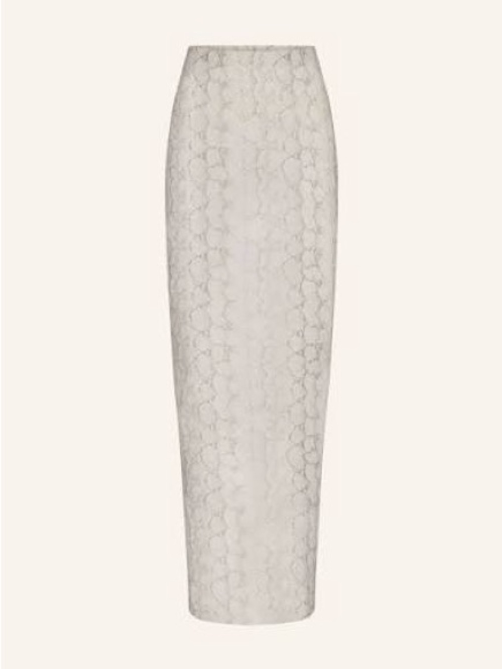 🤍🤎✨NWT SKIMS Milky Sheer Long Skirt Stone Pastel Snake Print Size Small🤍🐍 - Picture 4 of 7